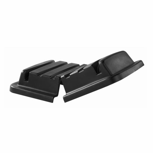 Rubbermaid FG461500 BLA Rectangle Dome Utility Truck Lid - Plastic, Black-cityfoodequipment.com