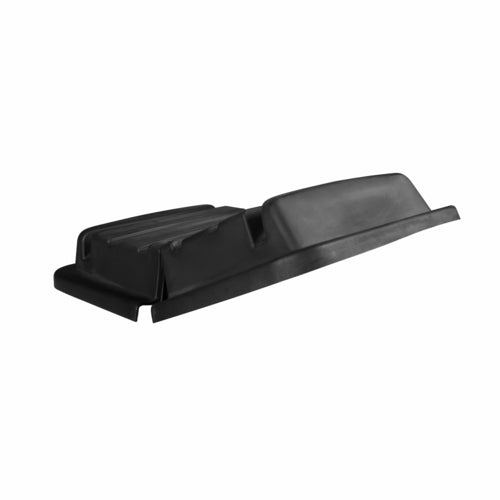 Rubbermaid FG461700 BLA Rectangle Dome Utility Truck Lid - Plastic, Black-cityfoodequipment.com