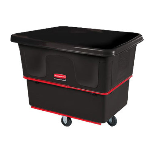 Rubbermaid FG470800 BLA Trash Cart w/ 700 lb Capacity, Black-cityfoodequipment.com