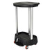 Rubbermaid FG630000 BLA Laundry Cart Hamper w/ Collapsible Basket, 22 3/4"L x 20 3/8"W x 37 1/4"H-cityfoodequipment.com