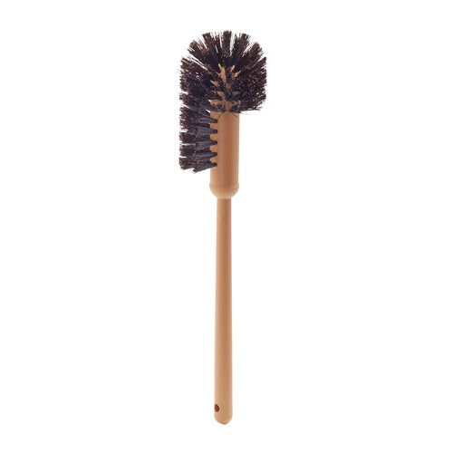 Rubbermaid FG632000BRN 17" Toilet Bowl Brush - Poly Brown-cityfoodequipment.com