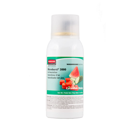 Rubbermaid FG750363 2 Oz Microburst® 3000 Aerosol Air Neutralizer Refill, Cucumber Melon-cityfoodequipment.com