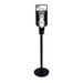 Rubbermaid FG750824 Hand Sanitizing Station - Metal Stand, Black-cityfoodequipment.com