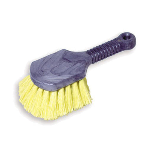 Rubbermaid FG9B2900 YEL 8" Utility Brush - Plastic Handle, Synthetic Fill, Yellow-cityfoodequipment.com