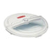 Rubbermaid FG9G7800WHT Rotating Lid For 32 Gallon Brute® Container - White-cityfoodequipment.com