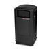 Rubbermaid FG9P9000 BLA 35 gal Outdoor Decorative Trash Can - Plastic, Black-cityfoodequipment.com