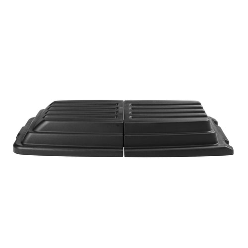 Rubbermaid FG9T2300 BLA Domed Tilt Truck Lid for FG9T1500 & FG9T1600, Black-cityfoodequipment.com