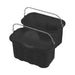 Rubbermaid FG9T8200 BLA 10 qt Sanitizing Caddy Replacement - Black-cityfoodequipment.com