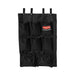 Rubbermaid FG9T9000 BLA 9 Pocket Fabric Organizer Cart Caddy-cityfoodequipment.com