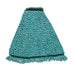 Rubbermaid FGA85306GR00 Large String Mop Head - 5" Headband, Microfiber/Antimicrobial Yarn Blend, Green-cityfoodequipment.com