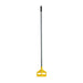 Rubbermaid FGH145000000 54" Invader Wet Mop Handle - 1" Headbands, Fiberglass/Yellow-cityfoodequipment.com
