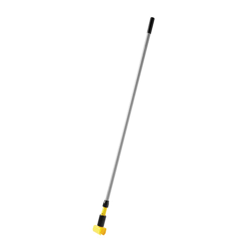 Rubbermaid FGH236000000 60" Gripper Wet Mop Handle - Aluminum/Yellow-cityfoodequipment.com