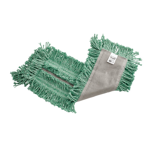 Rubbermaid FGL15300GR00 24" Disposable Dust Mop Head Only w/ Cut Ends, Green-cityfoodequipment.com