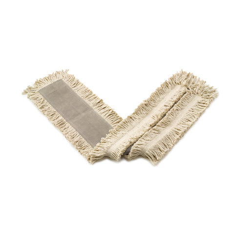 Rubbermaid FGL15300WH00 24" Disposable Dust Mop Head Only w/ Cut Ends, White-cityfoodequipment.com