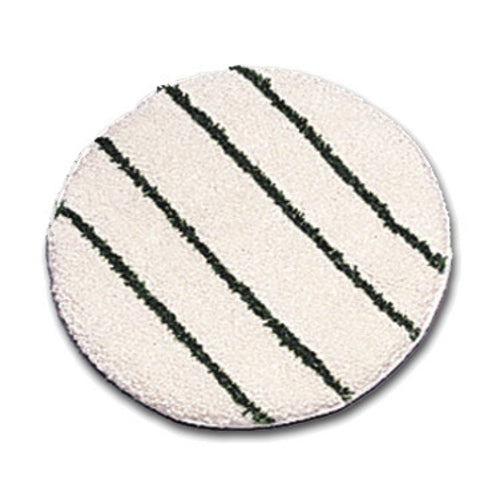 Rubbermaid FGP26900WH00 19" Round Bonnet Floor Machine Pad for Bonnet Holder & Rotary Floor Machine, White-cityfoodequipment.com