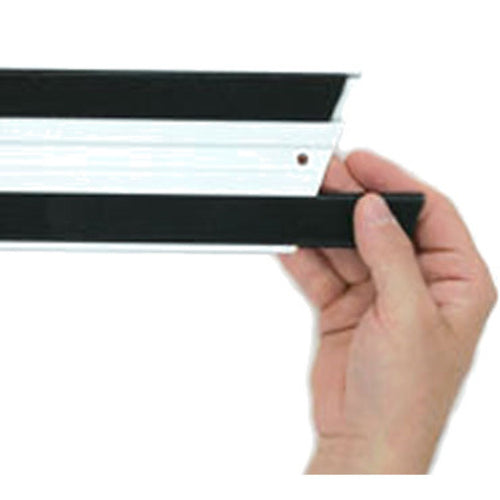 Rubbermaid FGQ18000BK00 18" Quick Connect Hook & Loop Replacement Set - Black-cityfoodequipment.com