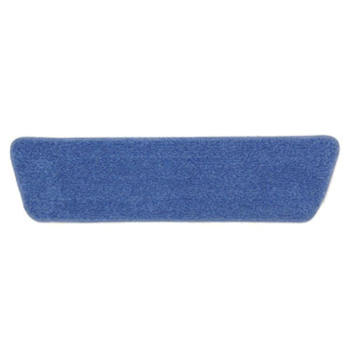 Rubbermaid FGQ40900BL00 18" Economy Wet Room Pad - Microfiber, Blue-cityfoodequipment.com