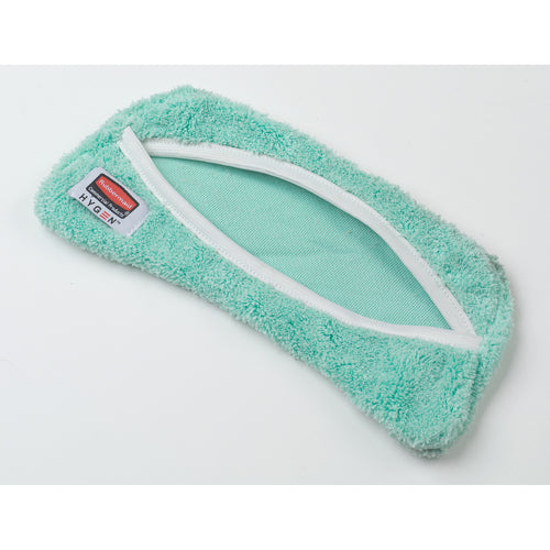 Rubbermaid FGQ85600GR00 Hygen Flexi-Frame Microfiber Dust Mop - Green-cityfoodequipment.com