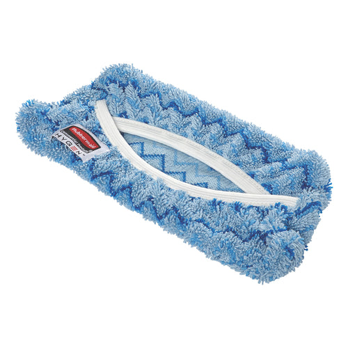 Rubbermaid FGQ89100BL00 Hygen Flexi-Frame Damp Mop Cover - Microfiber, Blue-cityfoodequipment.com