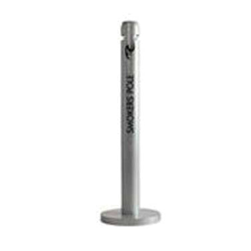 Rubbermaid FGR1BK Pole Cigarette Receptacle - Outdoor Rated-cityfoodequipment.com