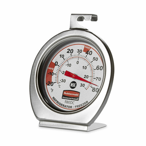 Rubbermaid FGR80DC Refrigerator/Freezer Thermometer - Dial Type, -20 to 80 F-cityfoodequipment.com