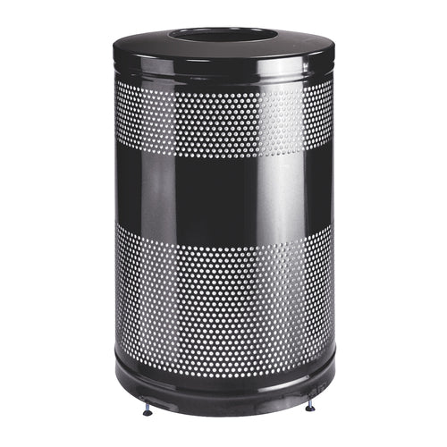 Rubbermaid FGS55ETBKPL 51-gal Cans Recycle Bin - Indoor/Outdoor, Decorative-cityfoodequipment.com