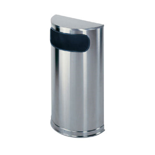 Rubbermaid FGSO8SSSPL 9 gal Indoor Decorative Trash Can - Metal, Satin Stainless-cityfoodequipment.com