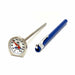 Rubbermaid FGTHP220DS 1" Dial Type Pocket Thermometer w/ 5" Stem, 0 to 220 Degrees F-cityfoodequipment.com