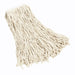 Rubbermaid FGV11700WH00 Economy Mop Head - #20, 1" Headband, Cotton Yarn, White-cityfoodequipment.com