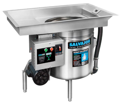 Salvajor P914 Pot Pan Scrap Collector, Pre-Flushing & Disposer, 3/4 HP, 115v-cityfoodequipment.com