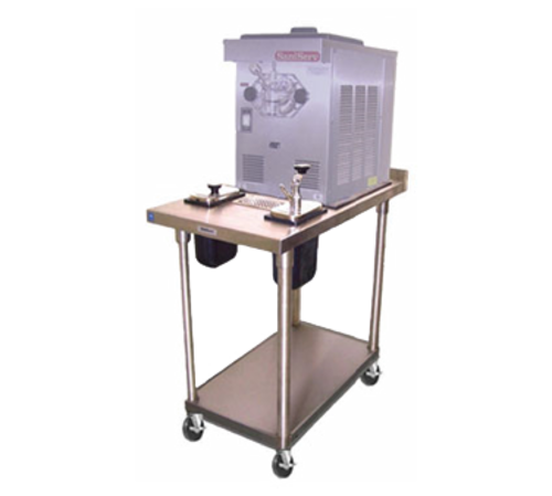 Saniserv MS163624SX 24" x 36" Stationary Equipment Stand for Soft Serve Machines, Undershelf-cityfoodequipment.com