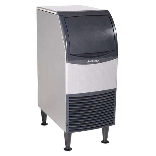 Scotsman CU0715MA-1 15"W Full Cube Undercounter Ice Machine - 80 lbs/day, Air Cooled, Gravity Drain, 115v-cityfoodequipment.com