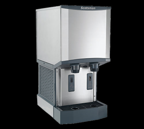 Scotsman HID312A-1 260 lb Countertop Water & Nugget Ice Dispenser - 12 lb Storage, Cup Fill, Touch-Free Dispensing, 115-cityfoodequipment.com