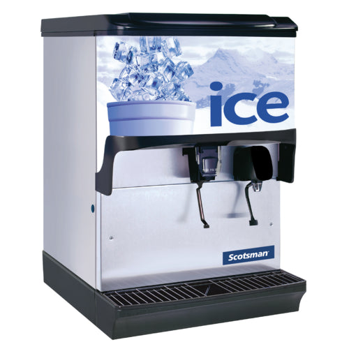 Scotsman IOD150WF-1 Countertop Water & Nugget Ice Dispenser - 150 lb Storage, Cup Fill, 115v-cityfoodequipment.com