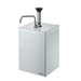 Server Pump Style Condiment Dispenser w/ (1) oz Stroke, Use #10 Cans or Jars, Stainless (67580)-cityfoodequipment.com