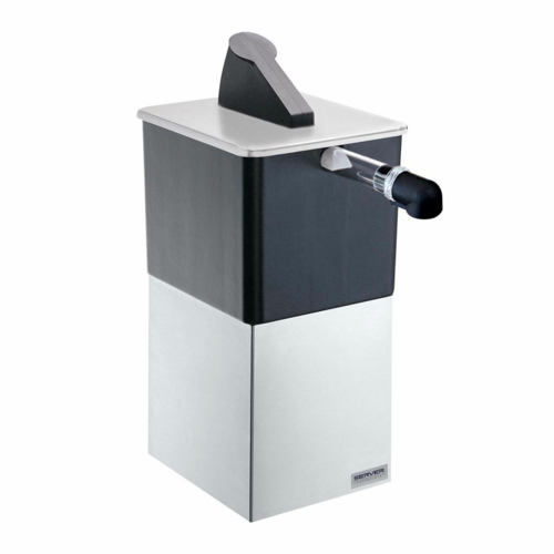 Server Single Countertop Dispenser w/ Pump, 1-1/2 Gallon Pouches, 1 oz. Stroke, Stainless (67760)-cityfoodequipment.com