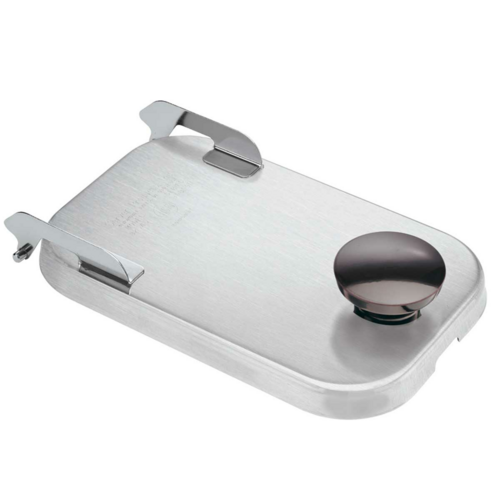 Server Hinged Fountain Jar Lid, Stainless (82545)-cityfoodequipment.com
