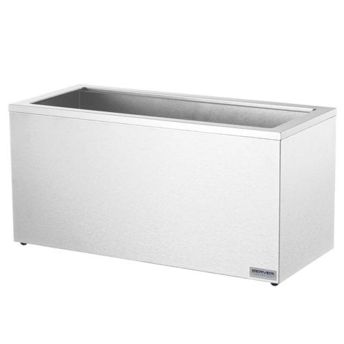 Server Non-Insulated Rail Base Only for (4) Fountain Jar, Stainless (82550)-cityfoodequipment.com
