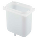 Server 7 1/2" Fountain Jar w/ 2 qt Capacity, Plastic, White (82558)-cityfoodequipment.com