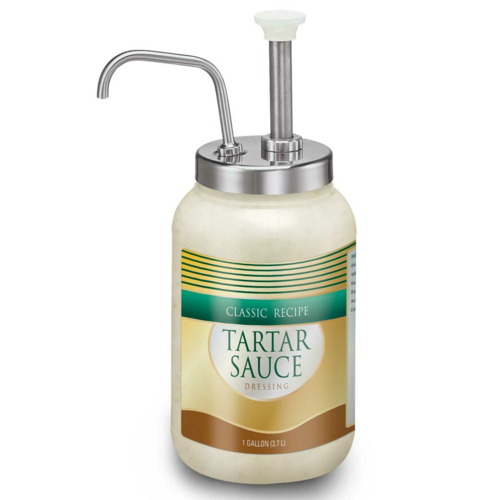 Server Condiment Syrup Pump w/ 1 oz/Stroke Capacity, Stainless (83120)-cityfoodequipment.com