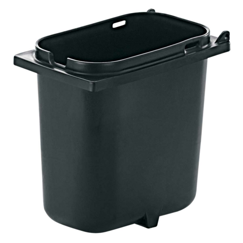 Server 2 qt Fountain Jar w/ Notch for Ladle, Polypropylene, Black (83147)-cityfoodequipment.com