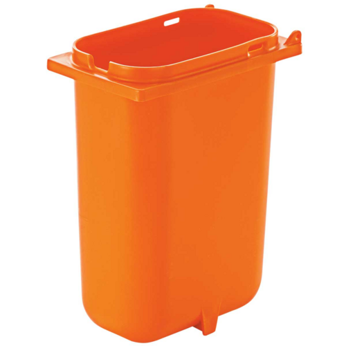 Server 3 1/2 qt Fountain Jar w/ Notch for Ladle, Polypropylene, Orange (83156)-cityfoodequipment.com