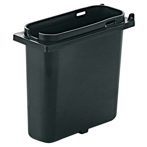 Server 1 1/2 qt Slim Fountain Jar w/ Notch for Ladle, Polypropylene, Black (83157)-cityfoodequipment.com