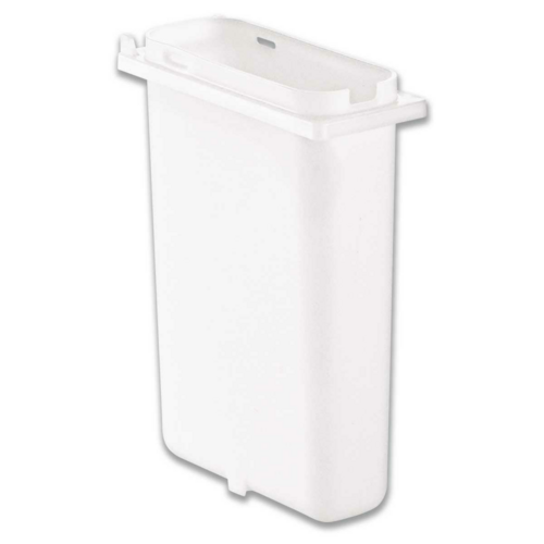 Server 2 qt Slim Fountain Jar, Plastic, White (83182)-cityfoodequipment.com
