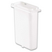 Server 2 qt Slim Fountain Jar, Plastic, White (83182)-cityfoodequipment.com