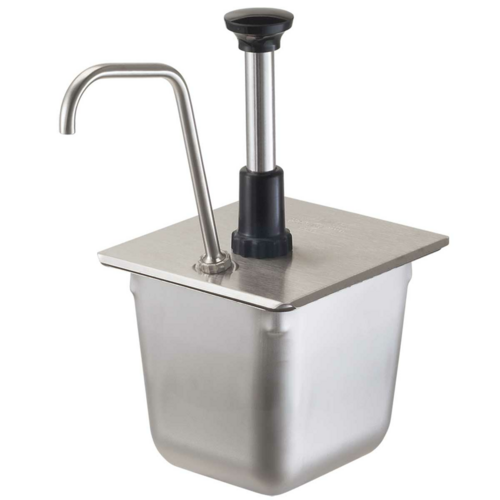 Server Condiment Syrup Pump Only w/ 1 oz/Stroke Capacity, Stainless (83400)-cityfoodequipment.com