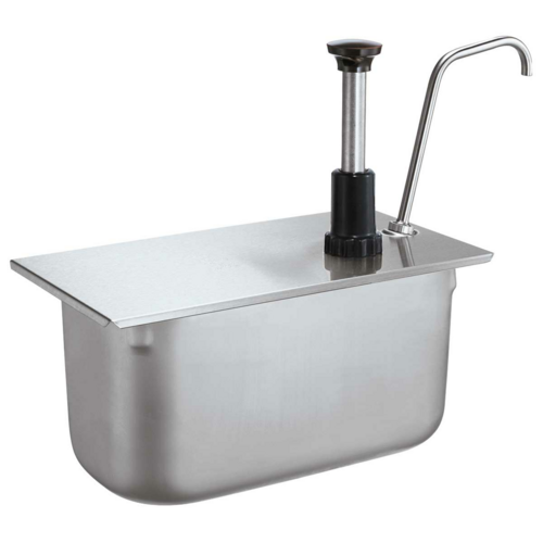 Server Condiment Syrup Pump Only w/ 1 oz/Stroke Capacity, Stainless (83430)-cityfoodequipment.com