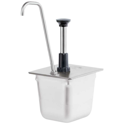 Server Condiment Syrup Pump Only w/ 1 oz/Stroke Capacity, Stainless (83433)-cityfoodequipment.com