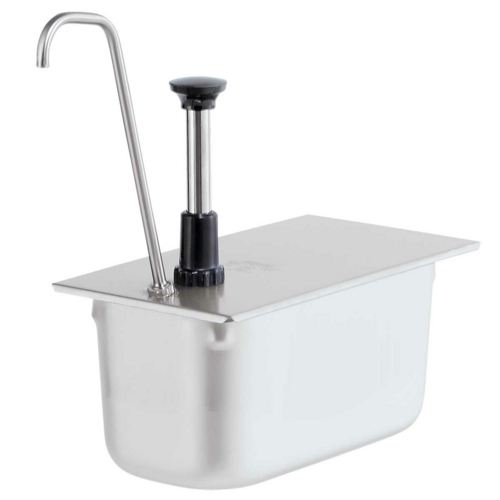 Server Condiment Syrup Pump Only w/ 1 oz/Stroke Capacity, Stainless (83441)-cityfoodequipment.com