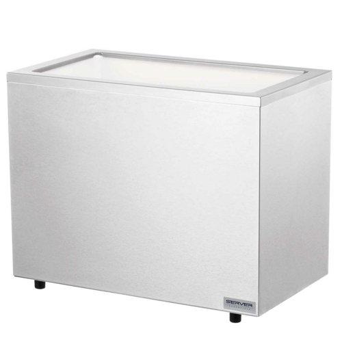 Server Serving Bar Base holds (3) Standard Fountain Jars, Stainless (83760)-cityfoodequipment.com